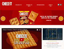 Tablet Screenshot of cheezit.com